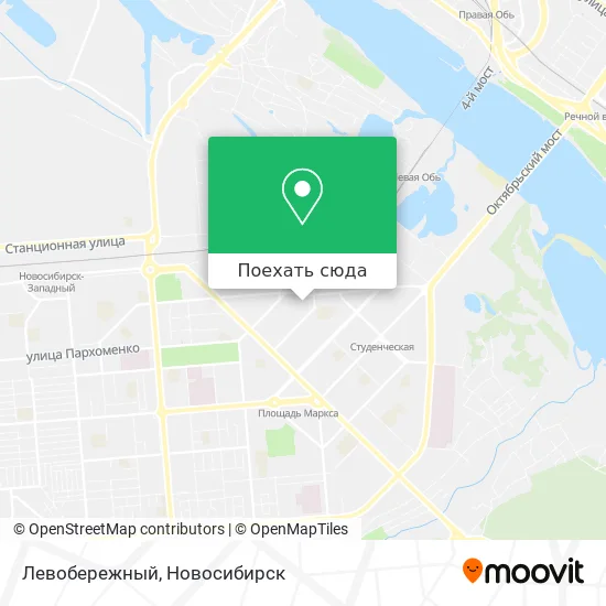 Карта Левобережный