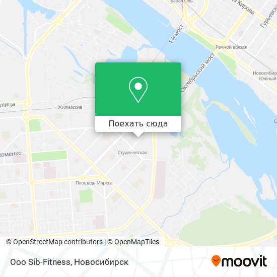 Карта Ooo Sib-Fitness