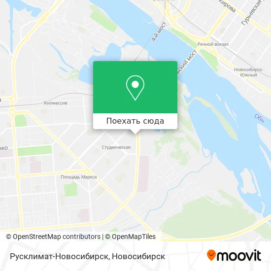 Карта Русклимат-Новосибирск