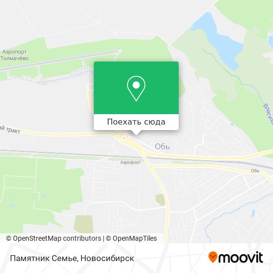 Карта Памятник Семье