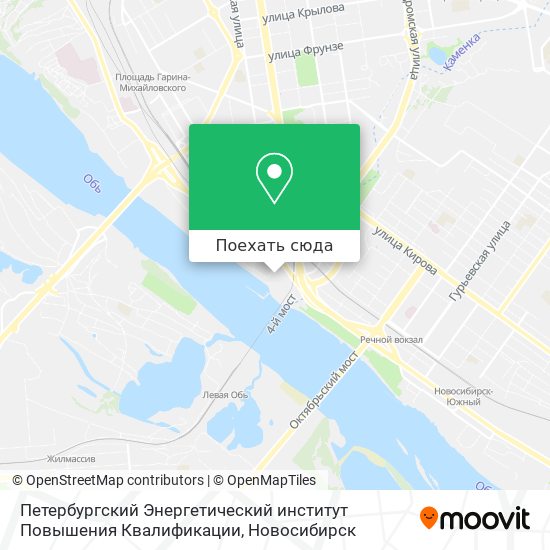 Карта Петербургский Энергетический институт Повышения Квалификации