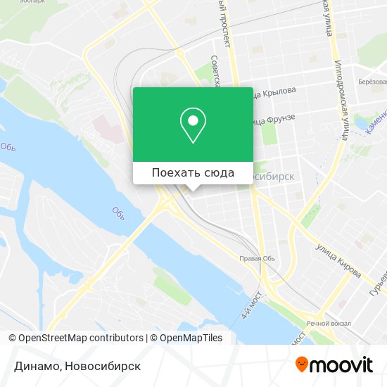 Карта Динамо
