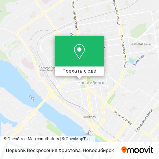 Карта Церковь Воскресения Христова
