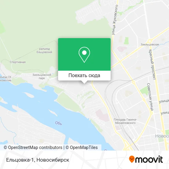 Карта Ельцовка-1