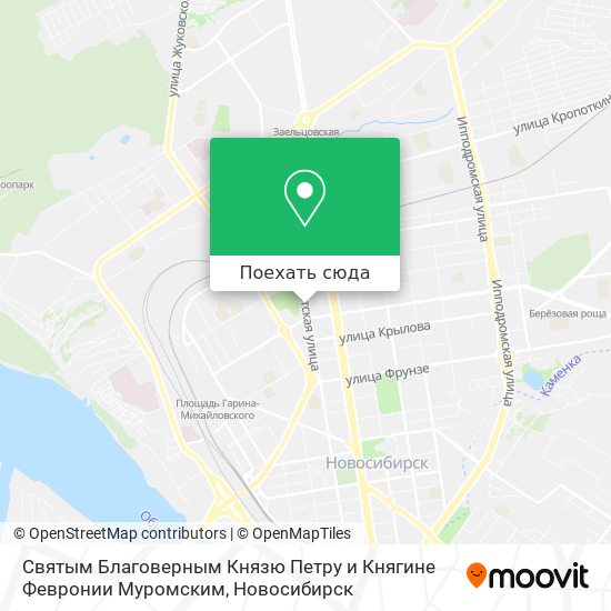 Карта Святым Благоверным Князю Петру и Княгине Февронии Муромским