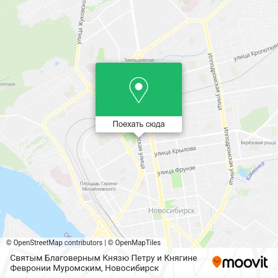Карта Святым Благоверным Князю Петру и Княгине Февронии Муромским