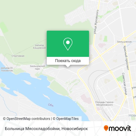 Карта Больница Мясохладобойни