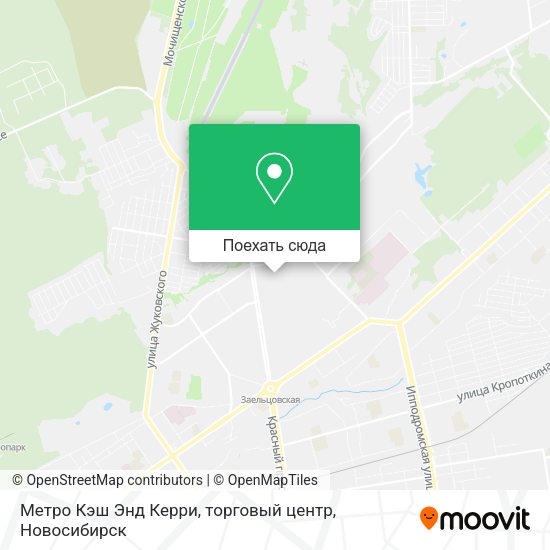 Карта Метро Кэш Энд Керри, торговый центр