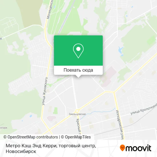 Карта Метро Кэш Энд Керри, торговый центр