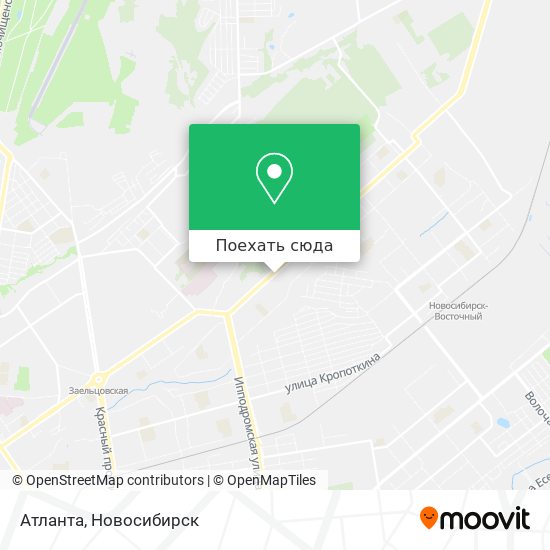 Карта Атланта