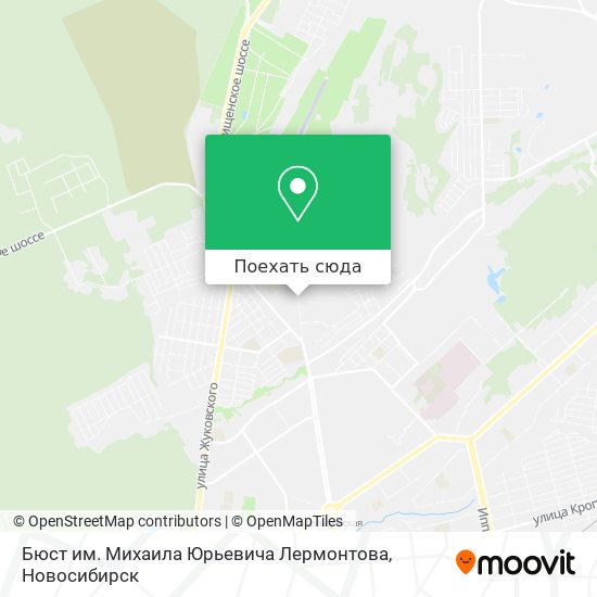 Карта Бюст им. Михаила Юрьевича Лермонтова