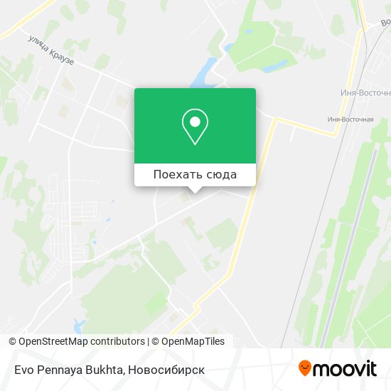 Карта Evo Pennaya Bukhta