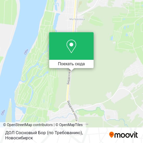 Карта ДОЛ Сосновый Бор (по Требованию)
