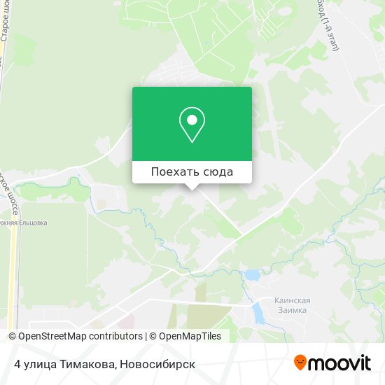 Карта 4 улица Тимакова