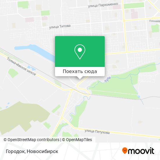 Карта Городок