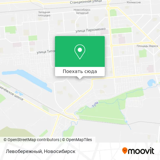 Карта Левобережный