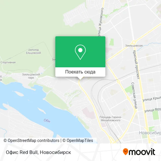 Карта Офис Red Bull