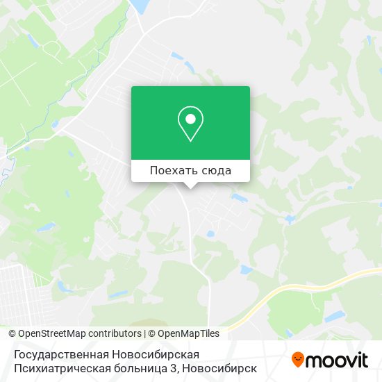 Карта Государственная Новосибирская Психиатрическая больница 3