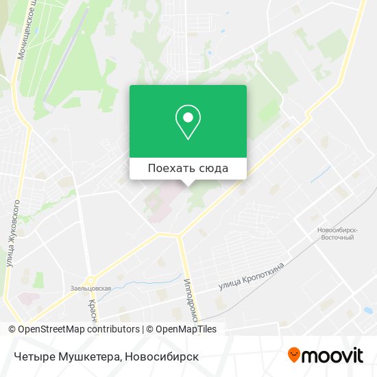 Карта Четыре Мушкетера