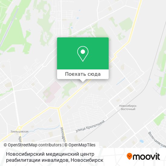 Карта Новосибирский медицинский центр реабилитации инвалидов