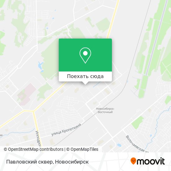 Карта Павловский сквер