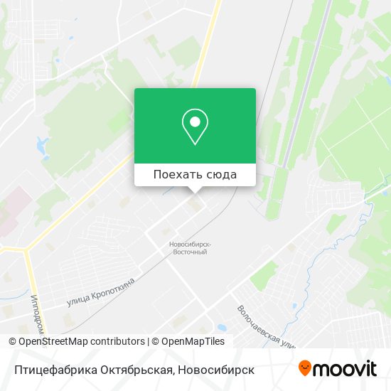 Карта Птицефабрика Октябрьская