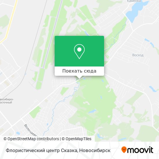 Карта Флористический центр Сказка