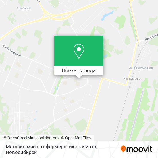 Карта Магазин мяса от фермерских хозяйств