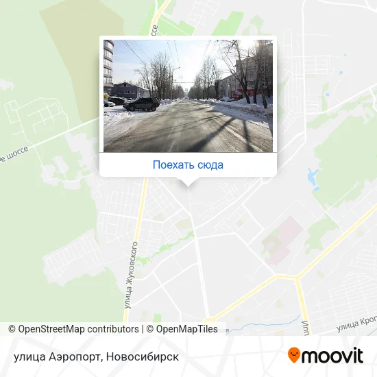 Карта улица Аэропорт