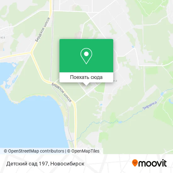 Карта Детский сад 197