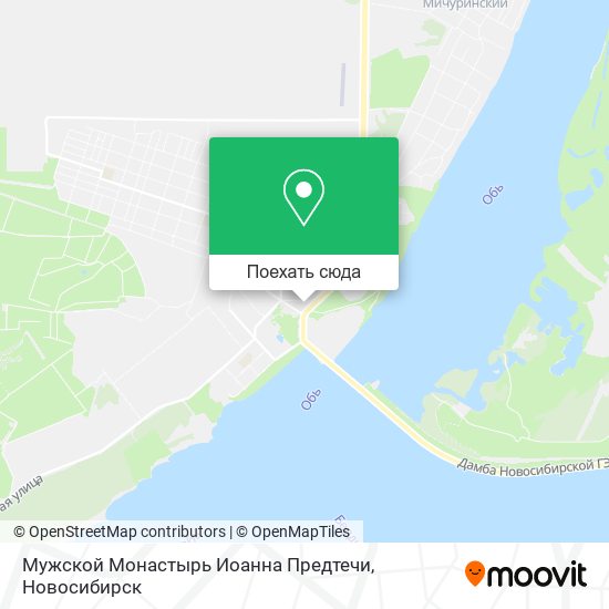 Карта Мужской Монастырь Иоанна Предтечи