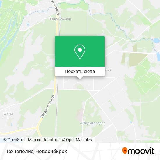 Карта Технополис