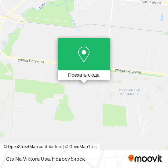 Карта Cts Na Viktora Usa