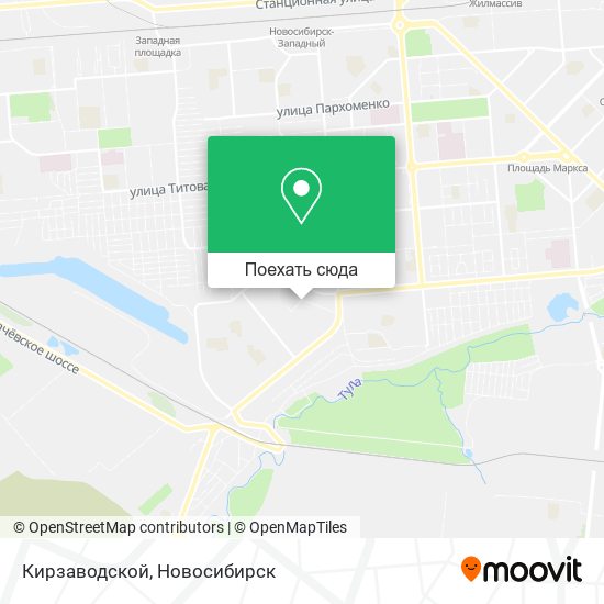 Карта Кирзаводской