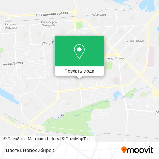 Карта Цветы
