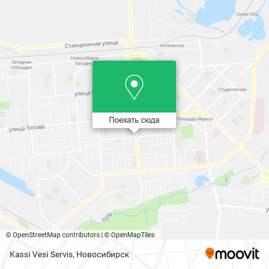 Карта Kassi Vesi Servis