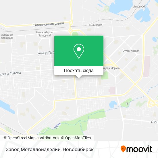 Карта Завод Металлоизделий