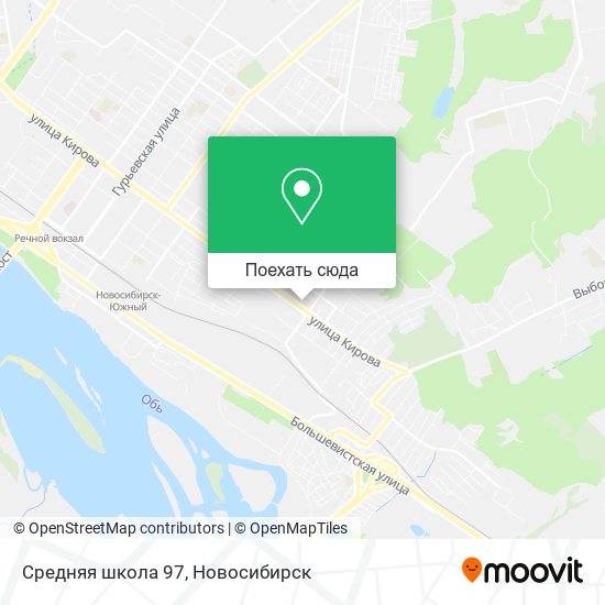 Карта Средняя школа 97