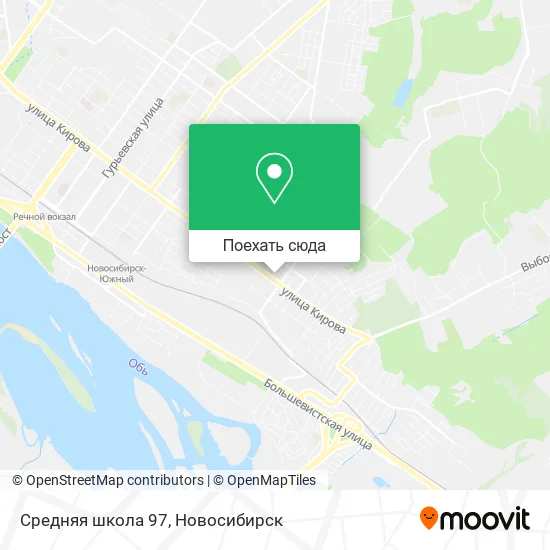 Карта Средняя школа 97
