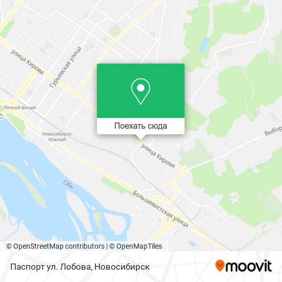 Карта Паспорт ул. Лобова