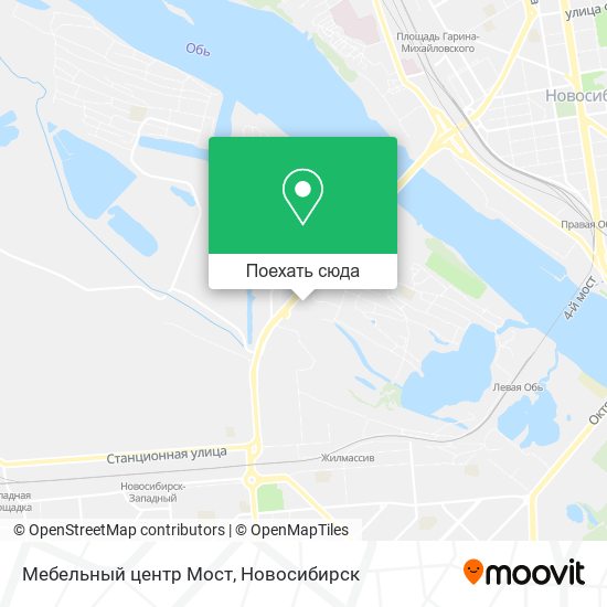 Карта Мебельный центр Мост