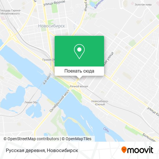 Карта Русская деревня