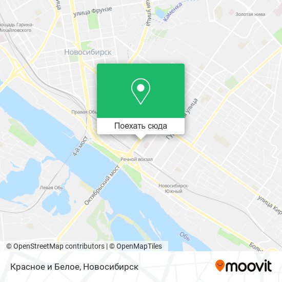 Карта Красное и Белое