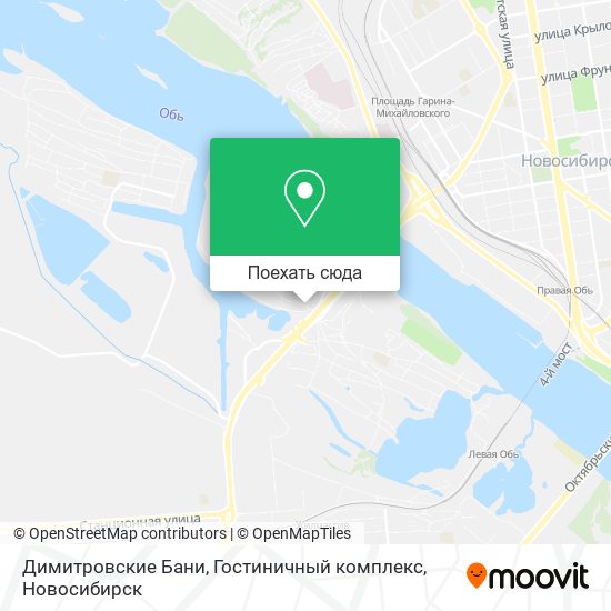 Карта Димитровские Бани, Гостиничный комплекс