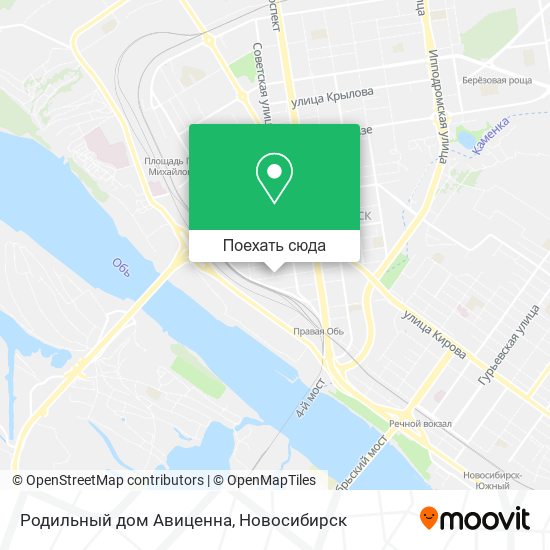 Карта Родильный дом Авиценна
