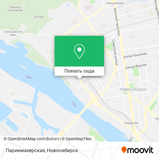 Карта Парикмахерская