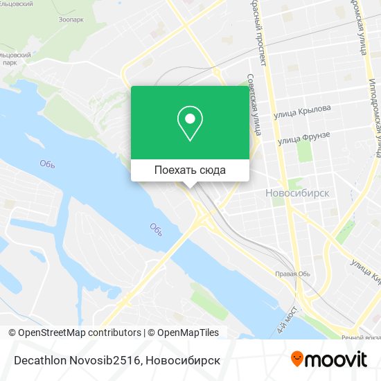 Карта Decathlon Novosib2516
