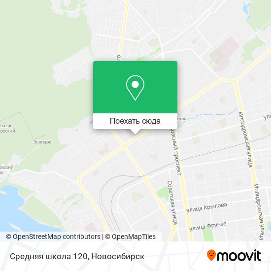 Карта Средняя школа 120