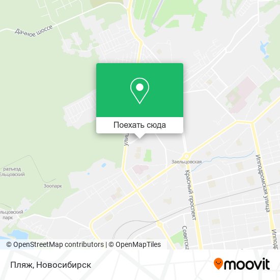 Карта Пляж