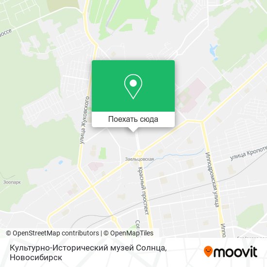 Карта Культурно-Исторический музей Солнца